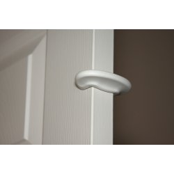 Safe &amp; Care - D�rstopper med "parkeringsplads" SC806 - Plastik - Hvid