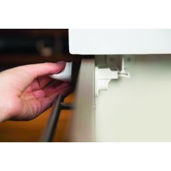 Safe &amp; Care - Tape-baseret Magnetl�s SC807 - Plastik - Hvid