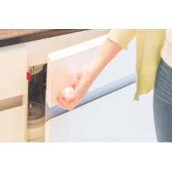 Safe &amp; Care - Tape-baseret l�s til skabe med dobbelt-l�ger SC810 - Plastik - Hvid