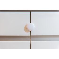 Safe &amp; Care - Tape-baseret l�s til skabe med dobbelt-l�ger SC810 - Plastik - Hvid