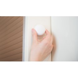 Safe &amp; Care - Tape-baseret l�s til skabe med dobbelt-l�ger SC810 - Plastik - Hvid