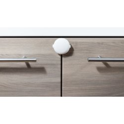 Safe &amp; Care - Tape-baseret l�s til skabe med dobbelt-l�ger SC810 - Plastik - Hvid