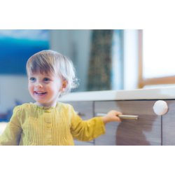 Safe &amp; Care - Tape-baseret l�s til skabe med dobbelt-l�ger SC810 - Plastik - Hvid