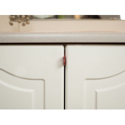 Safe &amp; Care - Tape-baseret l�s til skabe med dobbelt-l�ger SC810 - Plastik - M�rkegr�