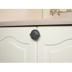 Safe &amp; Care - Tape-baseret l�s til skabe med dobbelt-l�ger SC810 - Plastik - M�rkegr�