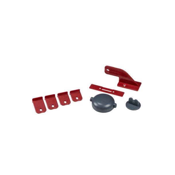 Safe &amp; Care - Tape-baseret ls til skabe med dobbelt-lger SC810 - Plastik - Mrkegr