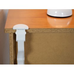 Safe &amp; Care - M�bel-forankring SC815 - Plastik - Hvid