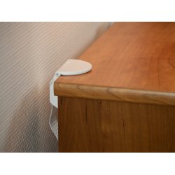 Safe &amp; Care - M�bel-forankring SC815 - Plastik - Hvid