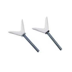 Safe &amp; Care - SafeGate Y-Spindel SC905 - Plastik - Hvid - Metal - Galvaniseret - 80 mm