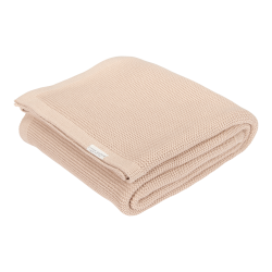 Little Dutch - Strikket Tppe 110x140cm - Beige