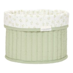 Little Dutch - Quiltet Opbevaringskurv Lille Blueberry Leaves