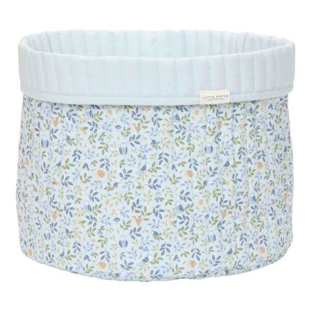 Little Dutch - Quiltet Opbevaringskurv Stor Forest Adventure (reversible)