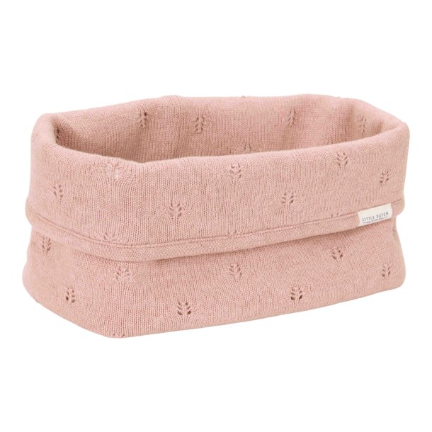 Little Dutch - Strikket Opbevaringskurv Stor Pure Blossom^