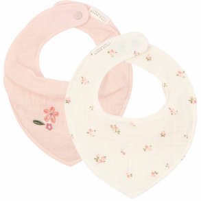 Little Dutch - Bandana Hagesmk muslin st of 2 Fairy Blossom & Blossom