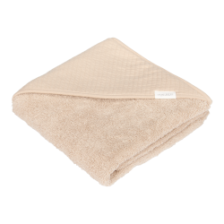 Little Dutch - Badehndklde m. Htte - Pure Beige - 75x75 cm^