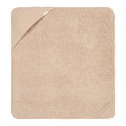 Little Dutch - Badehndklde m. Htte - Pure Beige - 75x75 cm^