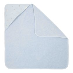 Little Dutch - Badehndklde m. htte Broderet Blue - 75x75 cm