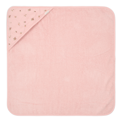 Little Dutch - Badehndklde m. htte Broderet Blossom - 75x75 cm