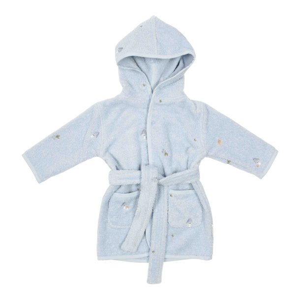 Little Dutch - Badekbe Broderet Denim Blue str. 86/92