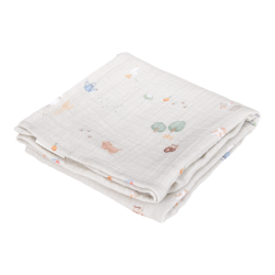 Little Dutch - Stofbleer 70 x 70 muslin - Little Farm / Olive^