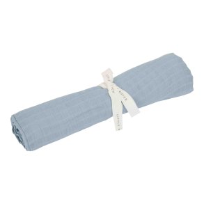 Little Dutch - Svb muslin 120 x 120 cm Pure Denim Blue^