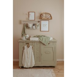 Little Dutch - Sommer sovepose muslin 70 cm Blueberry Leaves