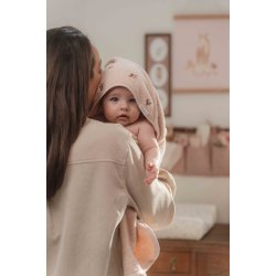 Little Dutch - Badehndklde m. htte Broderet Blossom - 75x75 cm