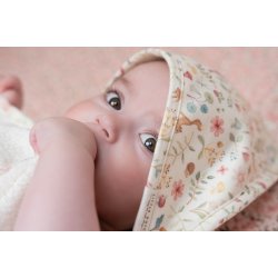 Little Dutch - Badehndklde m. htte Fairy Wonders - 75x75 cm