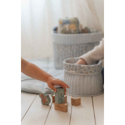 Little Dutch - Quiltet Opbevaringskurv Lille Forest Adventure (reversible)