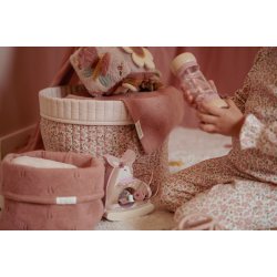 Little Dutch - Strikket Opbevaringskurv Stor Pure Pink Blush^