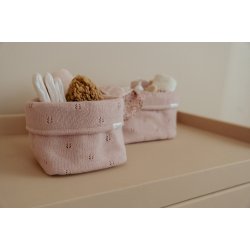 Little Dutch - Strikket Opbevaringskurv Stor Pure Blossom^