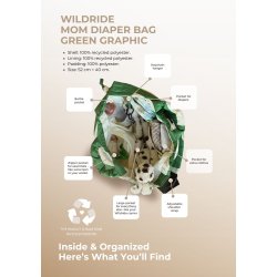 Wildride -  Pusletaske Green Graphic