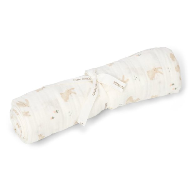 Little Dutch - Svb 120 x 120 muslin - Baby Bunny